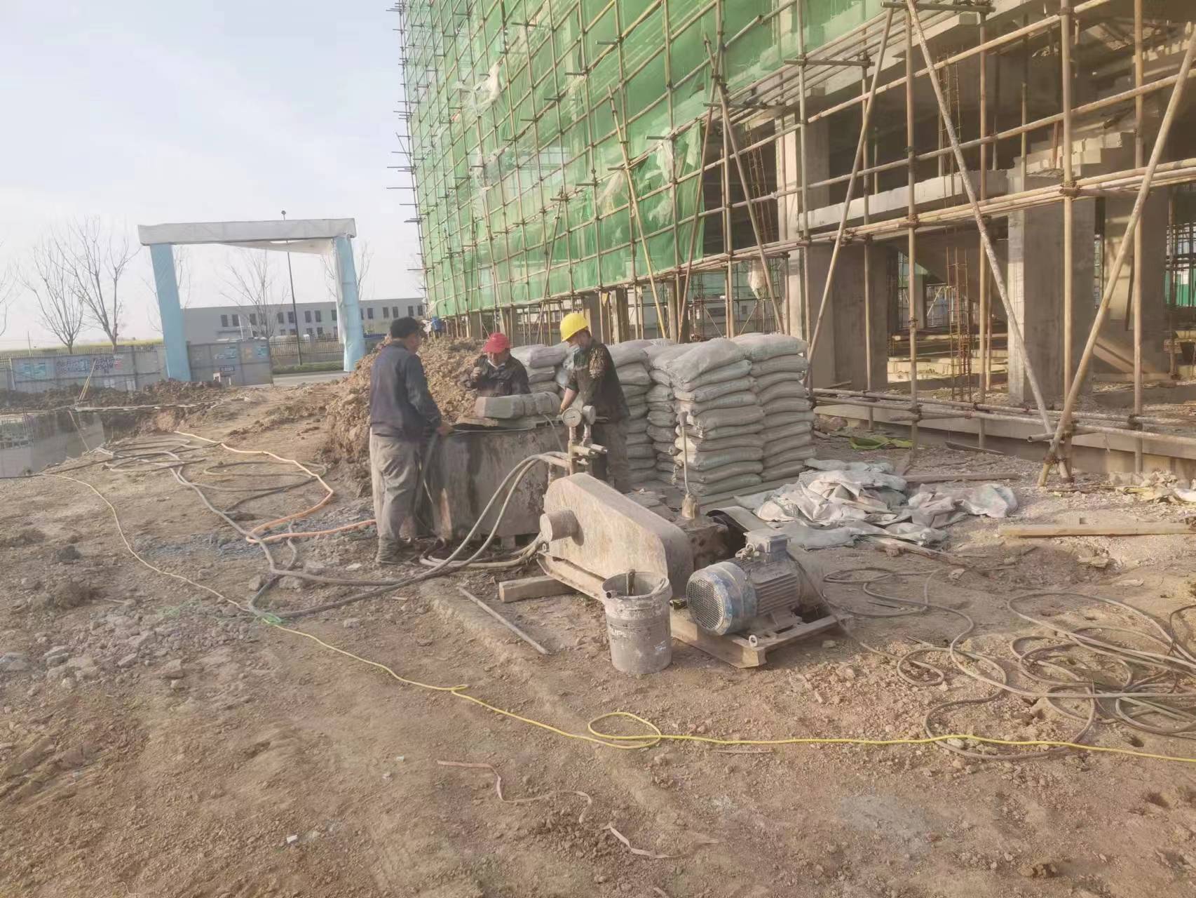 彭场镇别墅下沉注浆