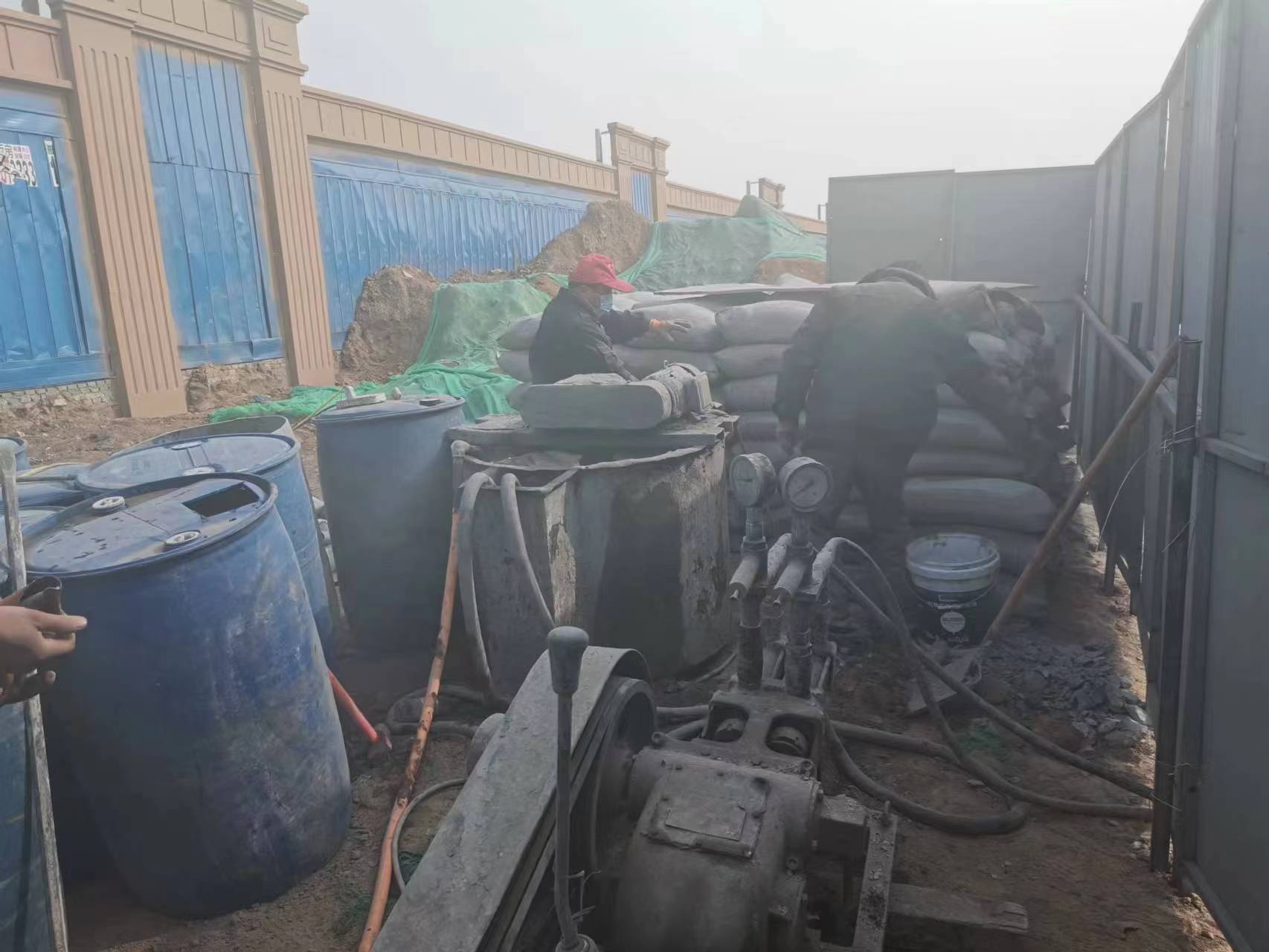 彭场镇房屋下沉注浆